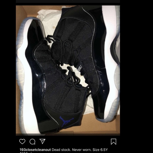 space jam 11 size 6.5